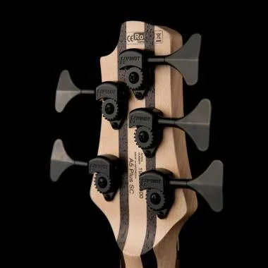 Cort Co-A5Plus-SC-AOP with case el.basszusgitár, borostyán natúr