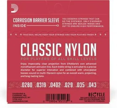 D'Addario EJ27N klasszikus gitárhúr, normal tension