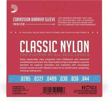 D'Addario EJ27H klasszikus gitárhúr, hard tension