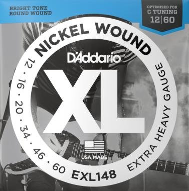 D'Addario IM elektrické kytarové struny, niklové, 12-60