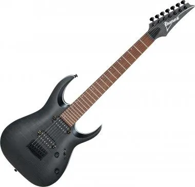 Ibanez RGA742FM-TGF Ibanez RGA formájú 7 húros elektromos gitár, transzparens szürke színben