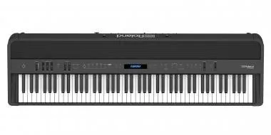 Roland FP-90X-BK digitális zongora 4 hangszórós, mikrofon bemenet - állvány nélkül - fekete