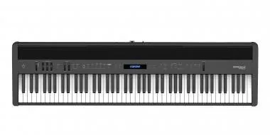 Roland FP-60X-BK digitális zongora 2 hangszórós, mikrofon bemenettel - állvány nélkül - fekete