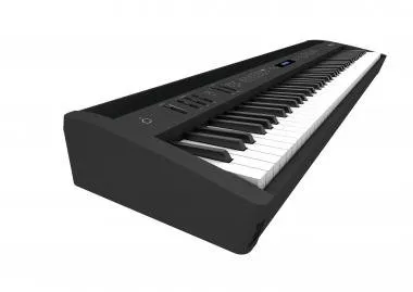 Roland FP-60X-BK digitális zongora 2 hangszórós, mikrofon bemenettel - állvány nélkül - fekete