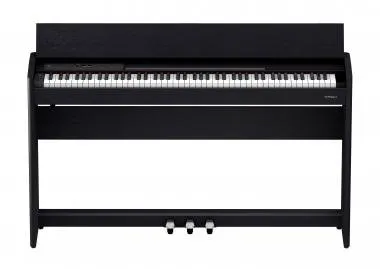Roland F701-CB digitális zongora 2 hangszórós PHA-4 billentyűzet 256 hang polifónia - modern fekete
