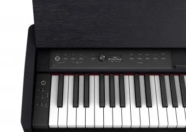 Roland F701-CB digitális zongora 2 hangszórós PHA-4 billentyűzet 256 hang polifónia - modern fekete