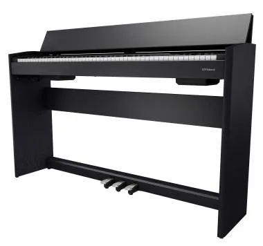 Roland F701-CB digitális zongora 2 hangszórós PHA-4 billentyűzet 256 hang polifónia - modern fekete