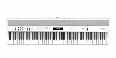 Roland FP-60X-WH digitális zongora 2 hangszórós, mikrofon bemenet - állvány nélkül - fehér