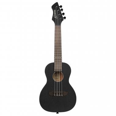 Ortega RUHZ-SBK koncertní ukulele, saténová černá