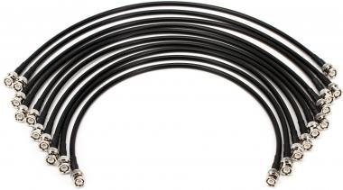 RF Venue Koax kabel, 10ks, BNC konektory, RG8X, 45cm