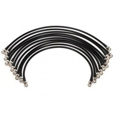 RF Venue Koax kabel, 10ks, BNC konektory, RG8X, 60cm