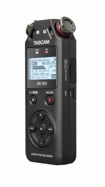 Tascam TM-DR05X Hordozható, 2 csatornás sztereó rögzítő, USB-interface, memóriakártya nélkül!