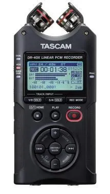 Tascam TM-DR40X Hordozható, 4 csatornás sztereó rögzítő és USB-interfész, AB/XY mikrofonnal, memóriakártya nélkül!