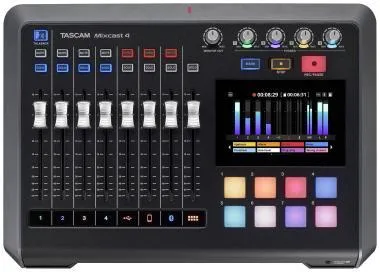 Tascam TM-MIXCAST4 Mixcast 4 Podcast keverő / többsávos USB Audio interfész