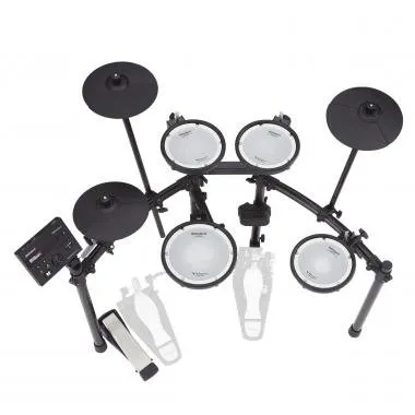 Roland TD-07DMK KIT V-Drums elektromos dobszett, belépő szintű, hálóbőrős kivitel