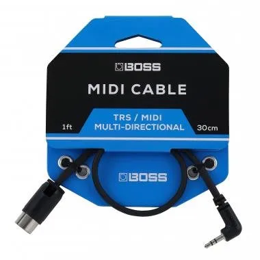 BOSS BMIDI-1-35 Speciális MIDI/TRS kábel, 30cm