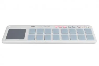 KORG KG-NPAD2WH Kompakt, ütőpados, USB MIDI-vezérlő, fehér