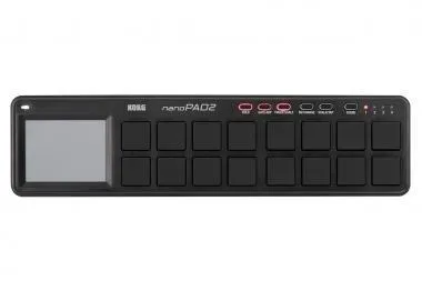 KORG KG-NPAD2BK Kompakt, ütőpados, USB MIDI-vezérlő, fekete