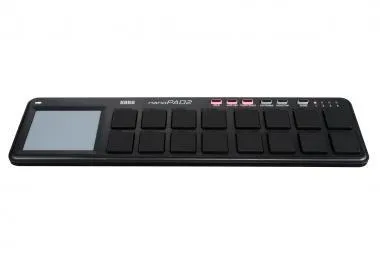 KORG KG-NPAD2BK Kompakt, ütőpados, USB MIDI-vezérlő, fekete