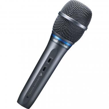 Audio-Technica kondenzátorový zpěvový mikrofon, kardioidní, velká membrána
