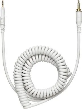 Audio-Technica AT-ATHM50XWH preciziós zárt stúdiófejhallgató, összecsukható, 3db lecsatolható kábellel, fehér színben