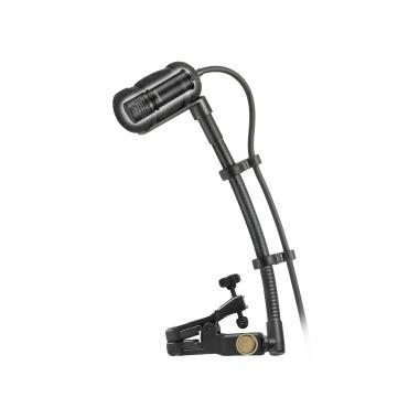 Audio-Technica kardioidní kondenzátorový mikrofon, univerzální klip, normální gooseneck