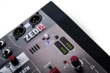 Allen&Heath AH-ZED6 kisformátumú keverő, 2 monó/2 sztereó csatorna