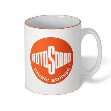 Rotosound MUG-WH-CL bögre, vintage logóval, fehér színű, 330ml űrtartalom