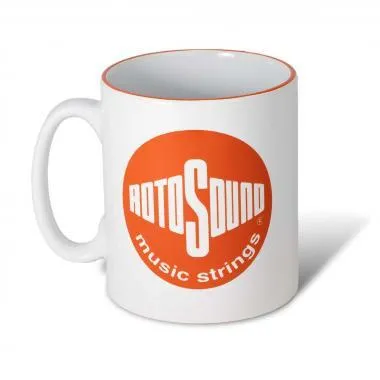 Rotosound MUG-WH-CL bögre, vintage logóval, fehér színű, 330ml űrtartalom