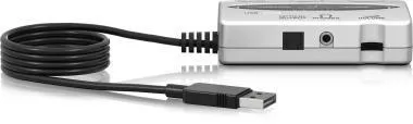 Behringer UCA202 interfész/hangkártya, 2-be/2-ki, USB, ultra-alacsony késleltetés