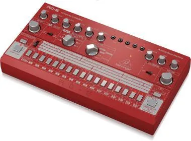 Behringer RD-6-RD dobgép, analóg, 8 dobhanggal, 16-step sequencer, distortion effekt
