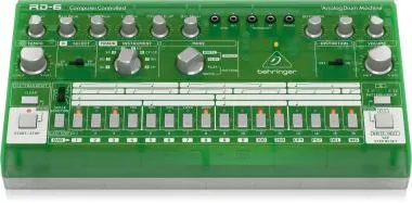 Behringer RD-6-LM dobgép, analóg, 8 dobhanggal, 16-step sequencer, distortion effekt