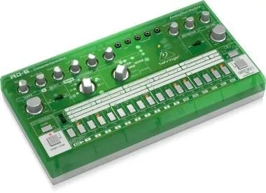 Behringer RD-6-LM dobgép, analóg, 8 dobhanggal, 16-step sequencer, distortion effekt