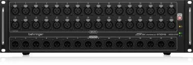 Behringer S32 I/O box, 32 távirányítható Midas előerősítő, 8 kimenet, AES50