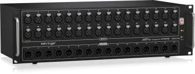Behringer S32 I/O box, 32 távirányítható Midas előerősítő, 8 kimenet, AES50