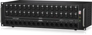 Behringer S32 I/O box, 32 távirányítható Midas előerősítő, 8 kimenet, AES50