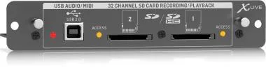 Behringer X-LIVE kiegészítő, X32 bővítőkártya 32 csatornás élő felvételhez/lejátszáshoz