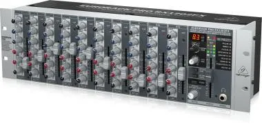 Behringer RX1202FX V2 keverő, analóg, 12 bemenet, Mic/Line, rack, mikrofon-előerősítő, kompresszor, EQ, FX