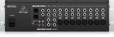 Behringer RX1202FX V2 keverő, analóg, 12 bemenet, Mic/Line, rack, mikrofon-előerősítő, kompresszor, EQ, FX