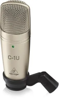 Behringer C-1U mikrofon, kondenzátor, stúdió, USB