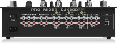 Behringer DJX900USB keverő, DJ, 5 csatorna, INFINIUM VCA Crossfader, digitális effektek, USB/Audio interface