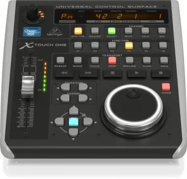 Behringer X-TOUCH ONE USB/MIDI vezérlő, univerzális, érintésérzékeny aktív faderek