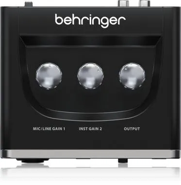 Behringer UM2 interfész/hangkártya, 2-be/2-ki, XENYX mikrofon-előerősítővel, USB