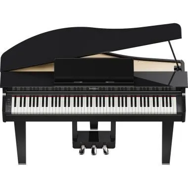 Roland GP-3-PE digitális koncertzongora, 3 lábú, keskeny fazon, fényes fekete