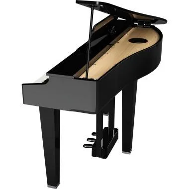 Roland GP-3-PE digitális koncertzongora, 3 lábú, keskeny fazon, fényes fekete