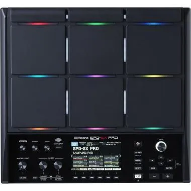 Roland SPD-SX PRO Sampling ütőhangszer, 32GB memóriával, színes kijelző, 9 beépített ütőfelület