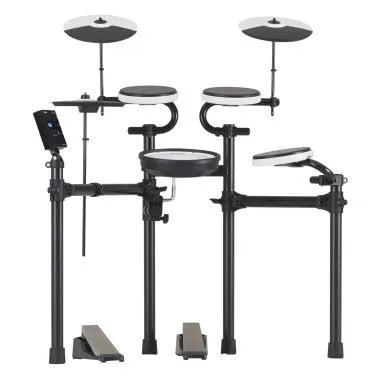 Roland TD-02KV V-Drums, hálóbőrös pergővel, Bluetooth, nagyobb karámmal