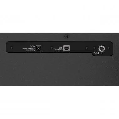 Roland F107-BKX digitális zongora, 88 billentyűs kalapácsmechanika, 256hangos polifónia, Bluetooth, USB