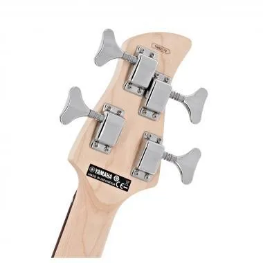 Yamaha TRBX174 elektromos basszusgitár, éger test, juhar nyak, króm hardver, fekete szín