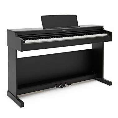 Yamaha YDP-165B digitális zongora, ARIUS, 88 billentyűs súlyozott mechanika - fekete színben
